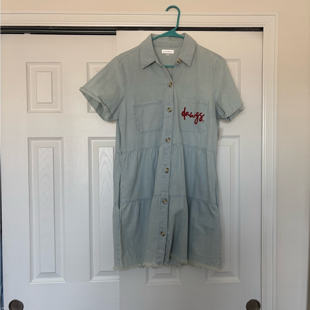Georgia Bulldogs Tiered Dress